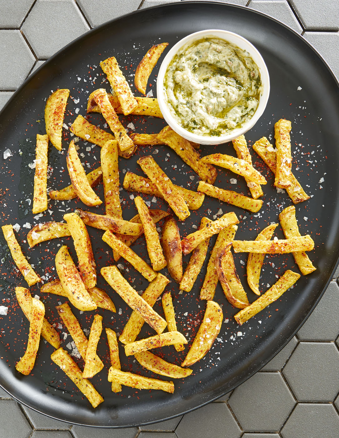 Turnip Oven Fries with Black Pepper and Turmeric | Edible Charleston